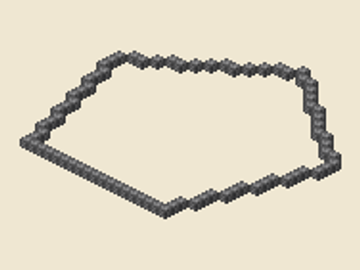 Pentagon (5), 29 × 28 × 1, 80 blocks, 1 stack + 16