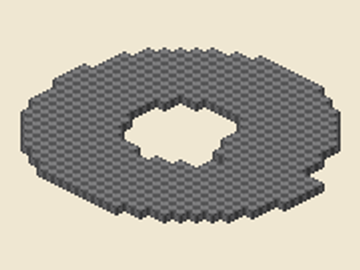 Ring (well), 31 × 31 × 1, 549 blocks, 8 stacks + 37