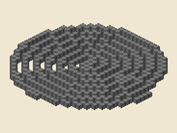 Tight (7), 31 × 31 × 1, 396 blocks, 6 stacks + 12