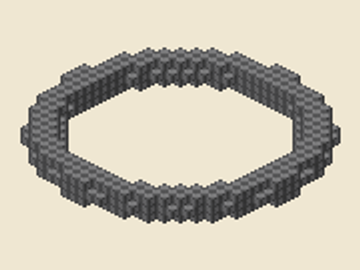 Thin ring (12 / 1), 27 × 27 × 3, 480 blocks, 7 stacks + 32